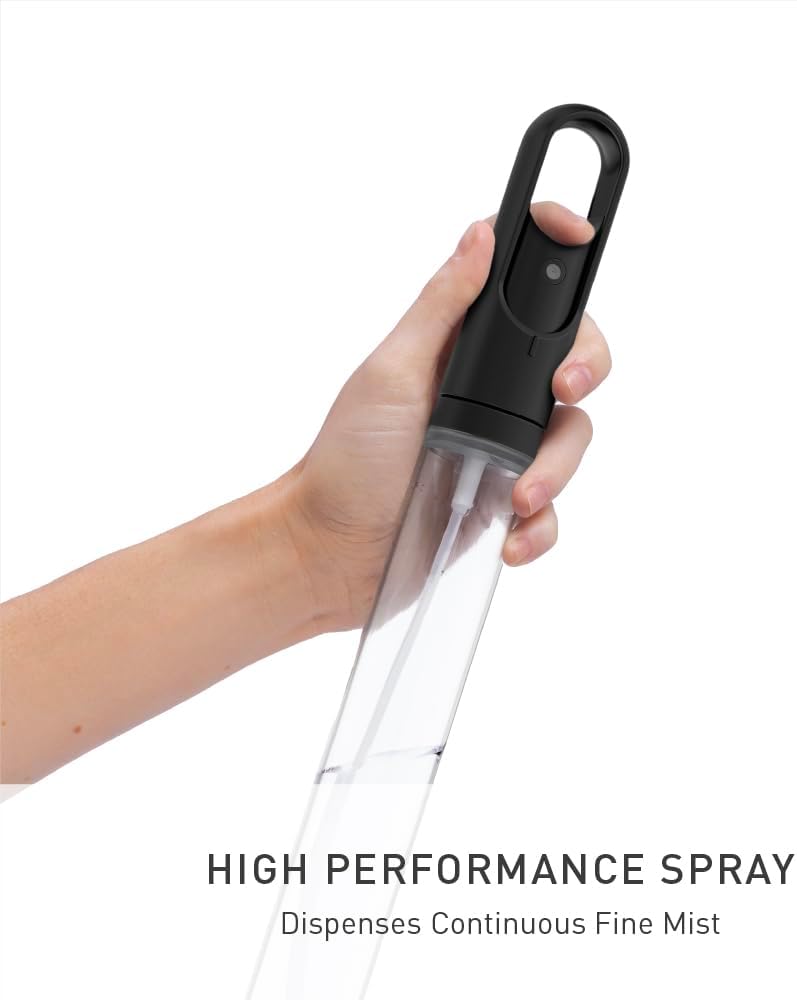 Simple Human Standing Paper Towel Holder with Spray Pump, Black Stainless Steel - Image 4